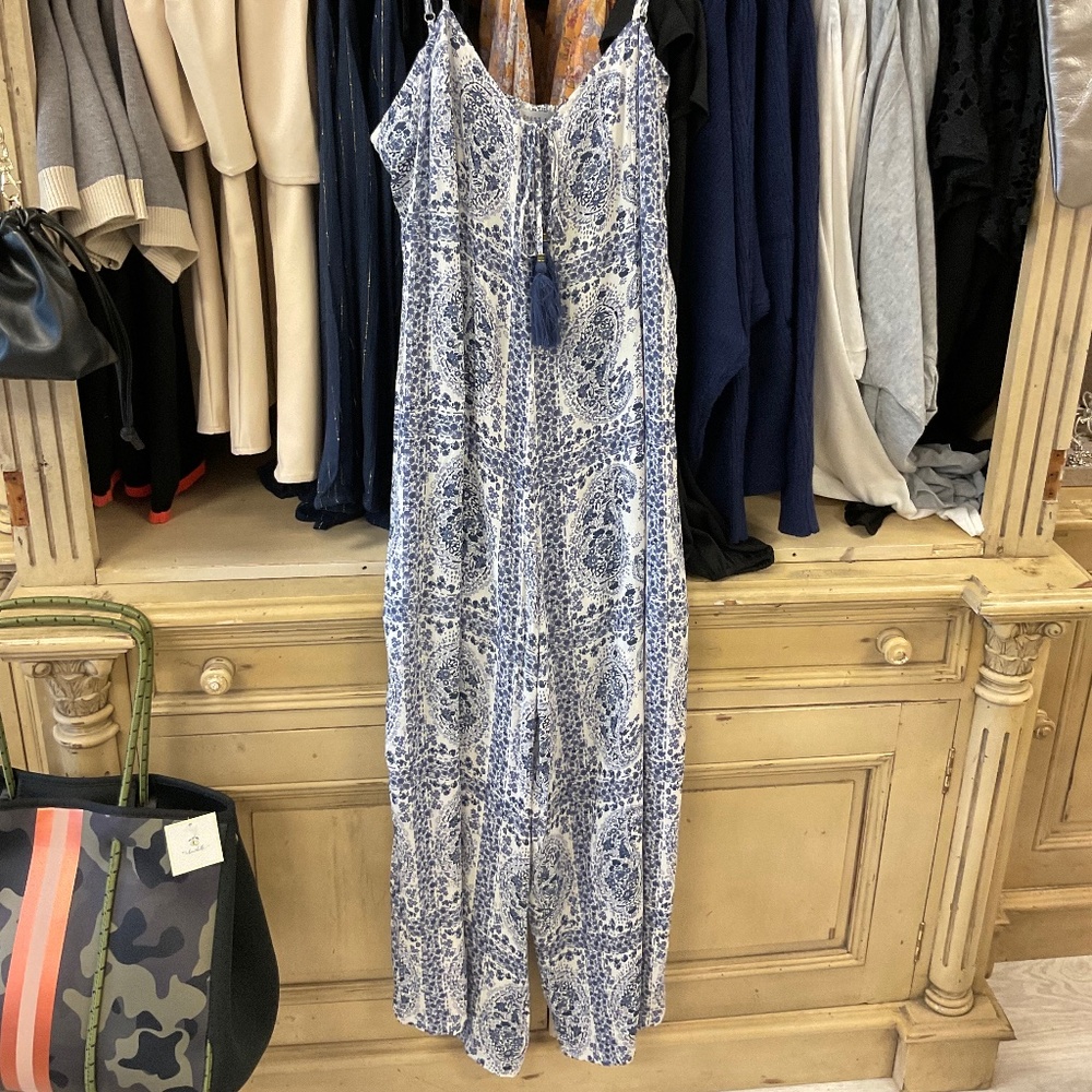 🤍Paisley Scarf Jumpsuit💙
